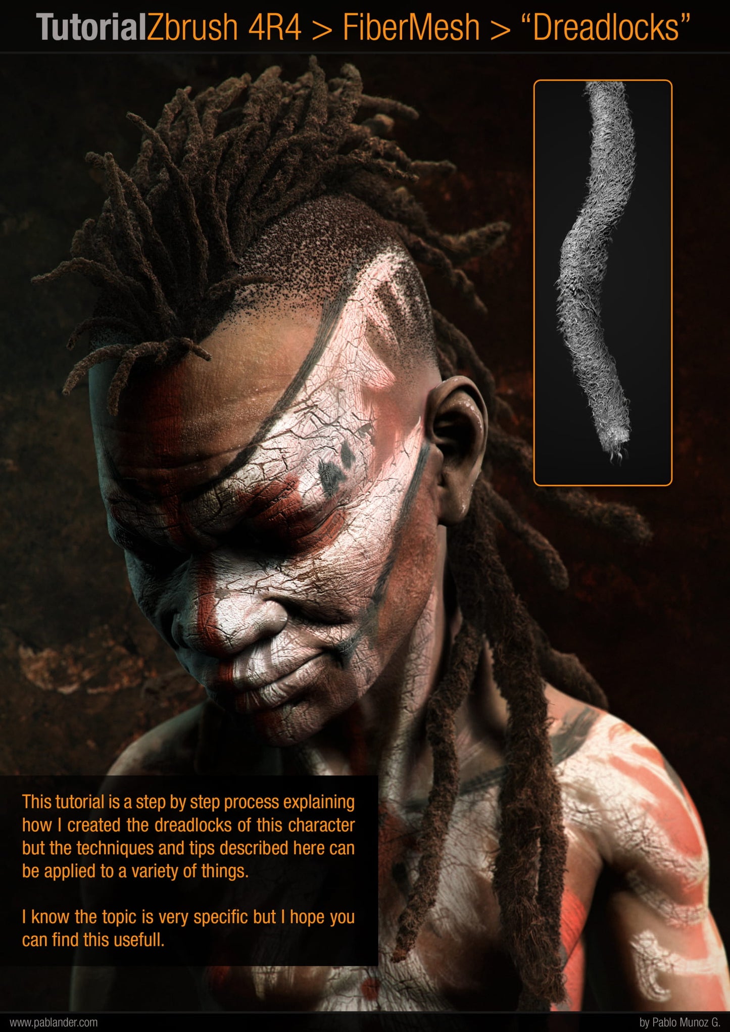 Creating Dreadlocks With Fibermesh