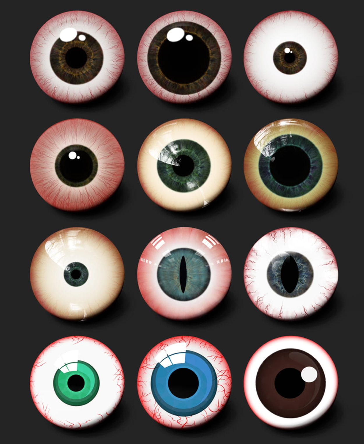 ZBrush Multi-Eye Shader