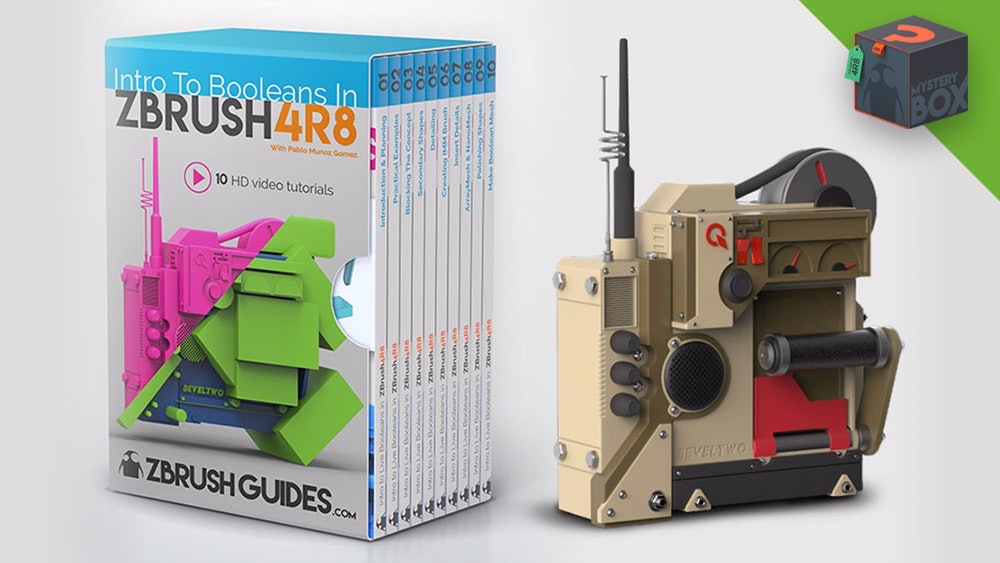 Intro to Booleans in ZBrush 4R8