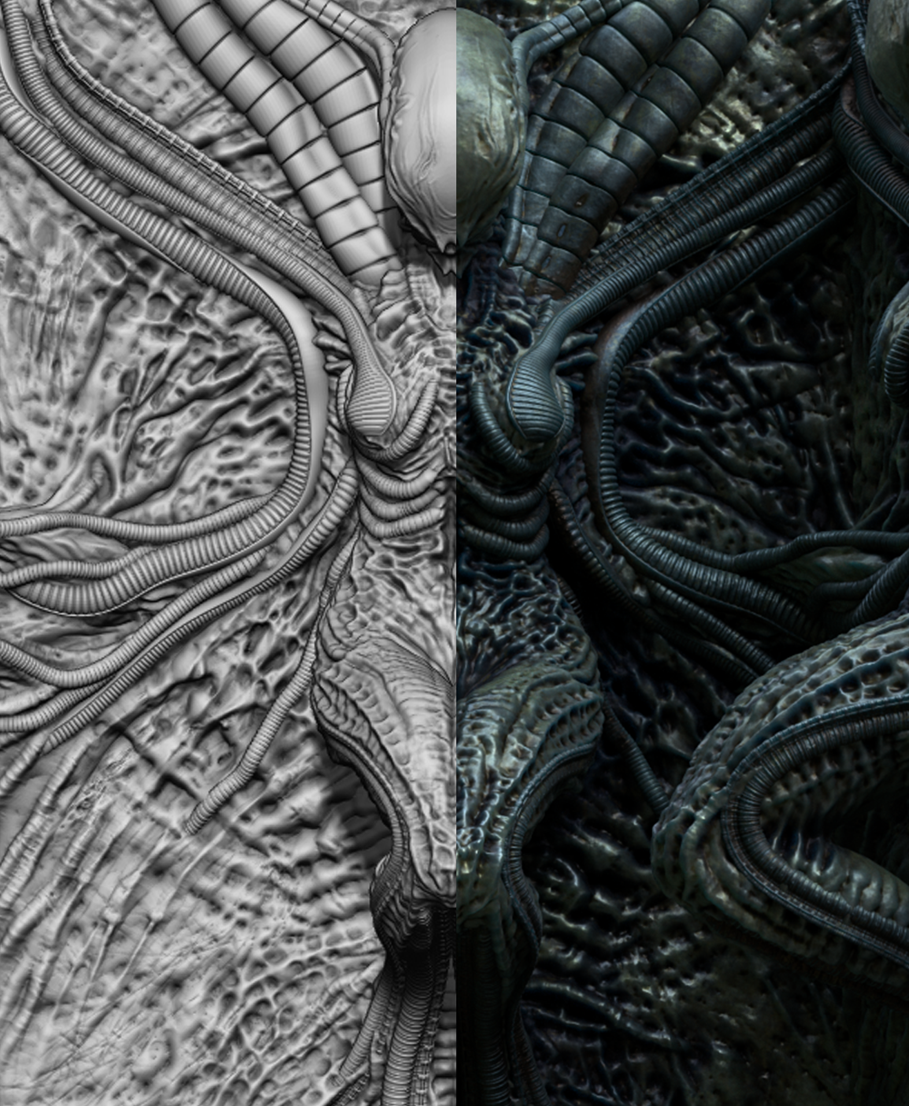 Giger & Beksinski Tribute Brushes pack for ZBrush