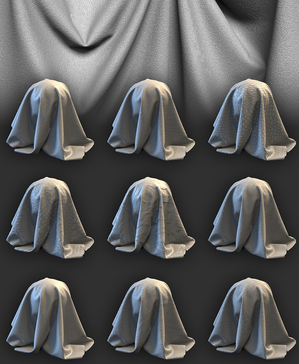Cloth and Drapery Brushes Pack