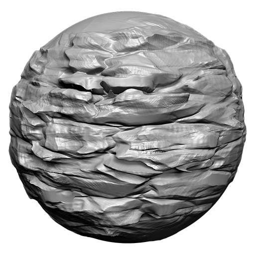 ZBrush Double Action Brushes - Simple Rocks PACK