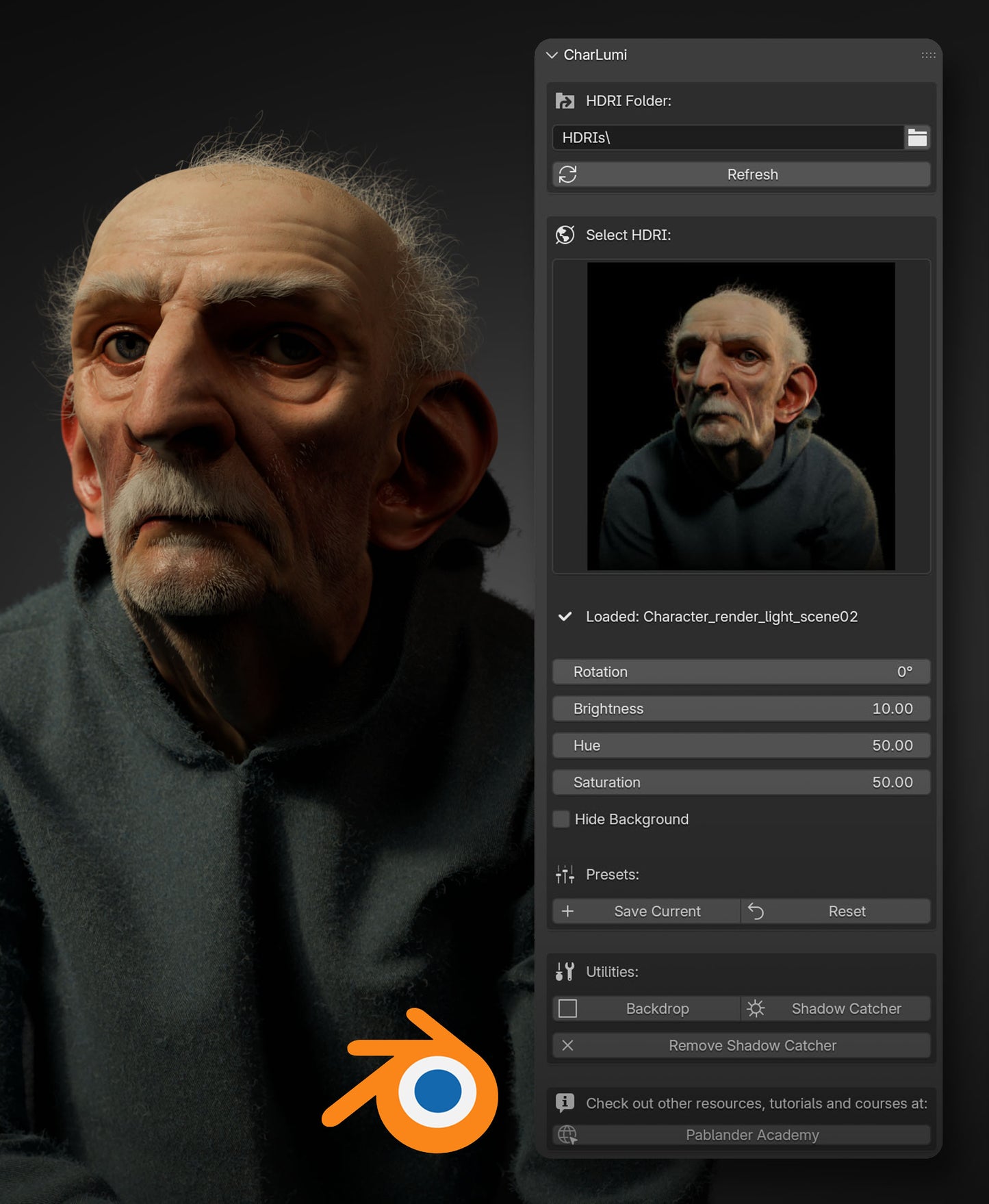 CharLumi Character Lighting Scenes