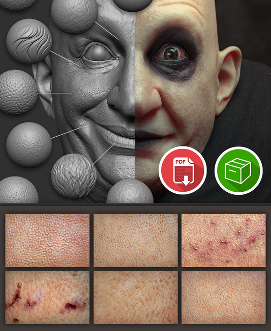 ZBrush Skin Brushes Pack
