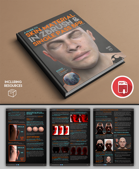 ZBrush Skin Material & Single Pass BPR